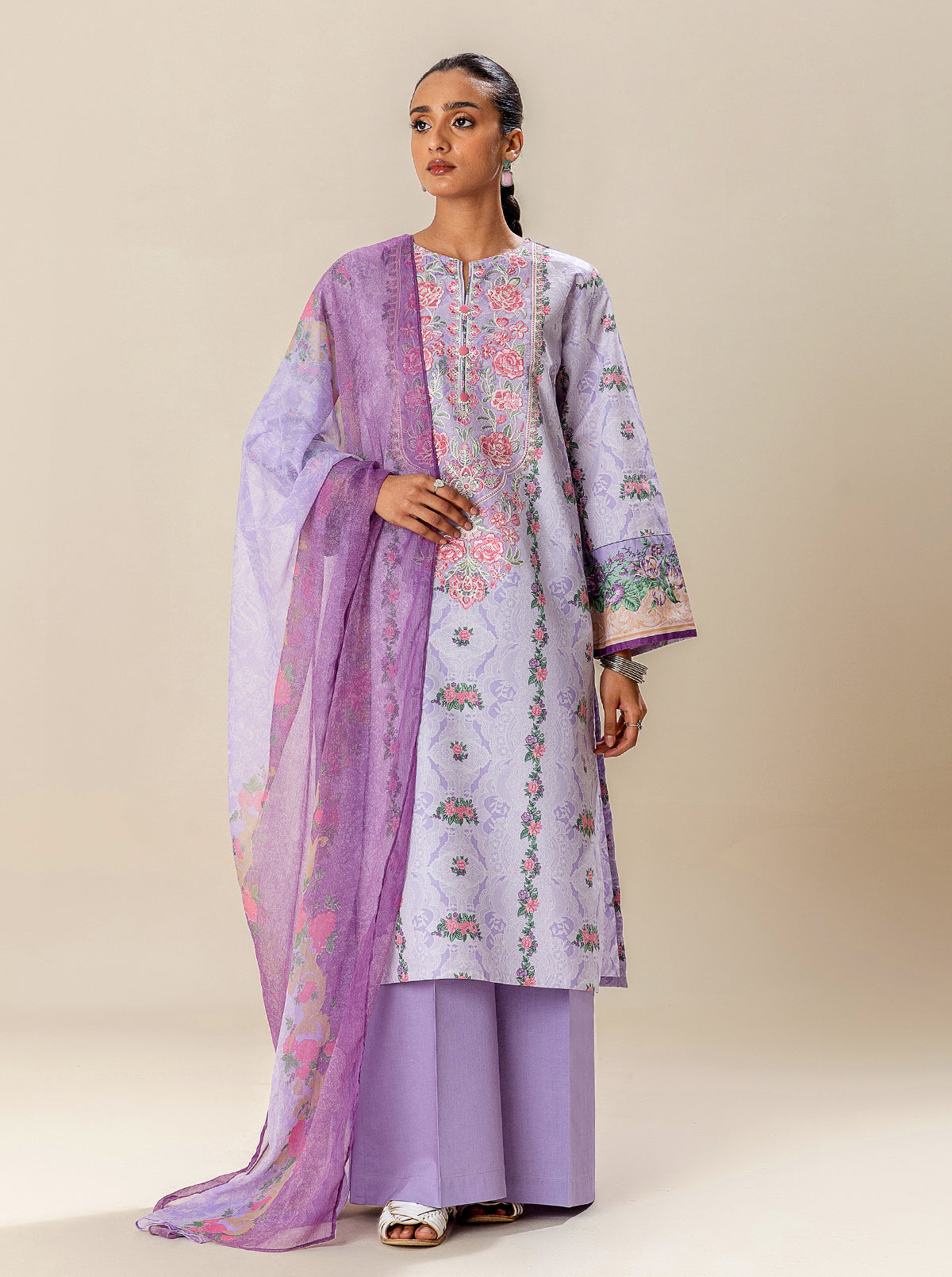 3 PIECE EMBROIDERED SUIT-LILAC FANTASY BT-MORBAGH SU_24   