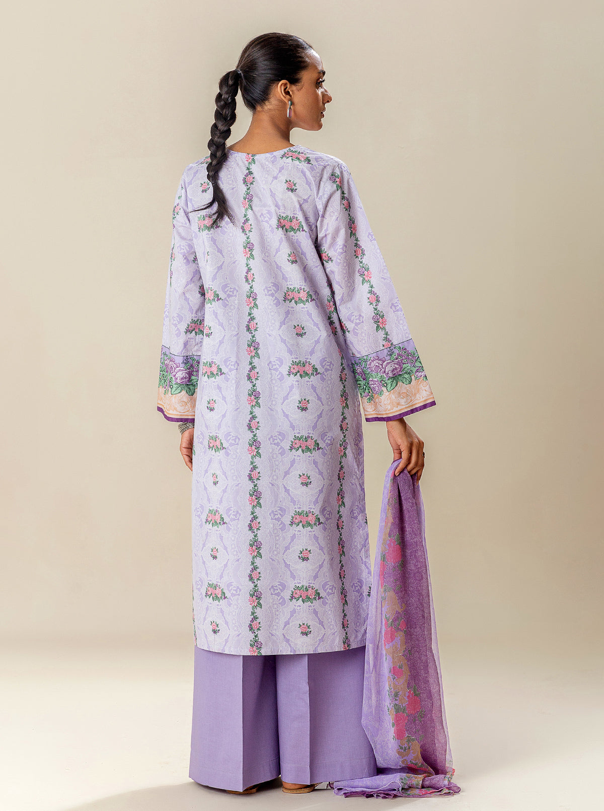 3 PIECE EMBROIDERED SUIT-LILAC FANTASY BT-MORBAGH SU_24   