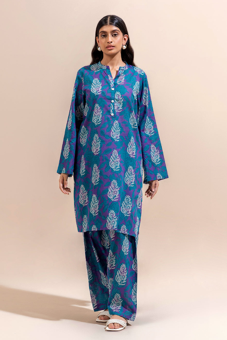 2 PIECE PRINTED LAWN SUIT-POISON IVY (UNSTITCHED)