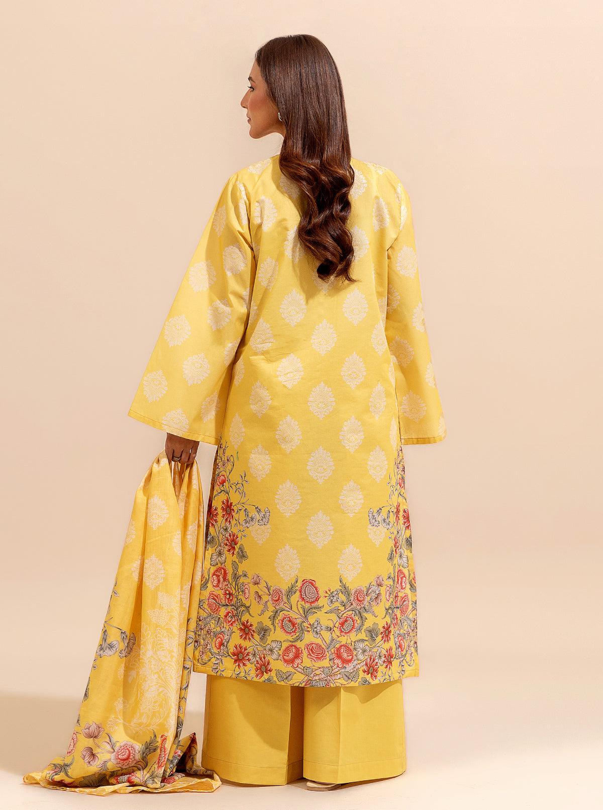 2 PIECE PRINTED LAWN SUIT-HUE MYSTERY BT-MORBAGH SU_24   