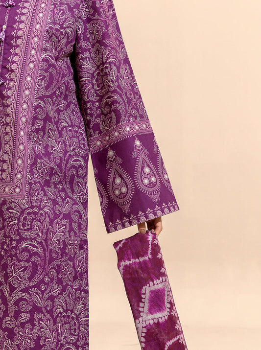 2 PIECE PRINTED LAWN SUIT-MAGIC MALEVOLENCE BT-MORBAGH SU_24   