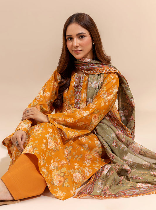 2 PIECE PRINTED LAWN SUIT-SUMMER FRUIT BT-MORBAGH SU_24   