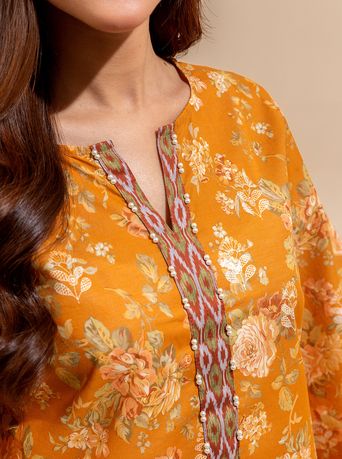 2 PIECE PRINTED LAWN SUIT-SUMMER FRUIT BT-MORBAGH SU_24   