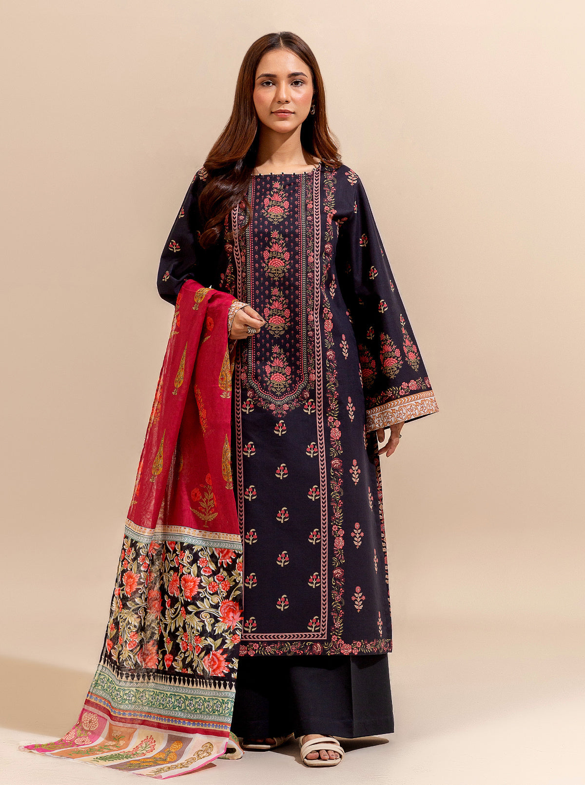 2 PIECE PRINTED LAWN SUIT-REGAL WAYS BT-MORBAGH SU_24   