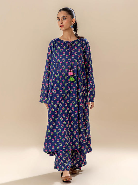 2 PIECE PRINTED LAWN SUIT-SYMPHONY BLUE (UNSTITCHED) BT-MORBAGH SU_24   