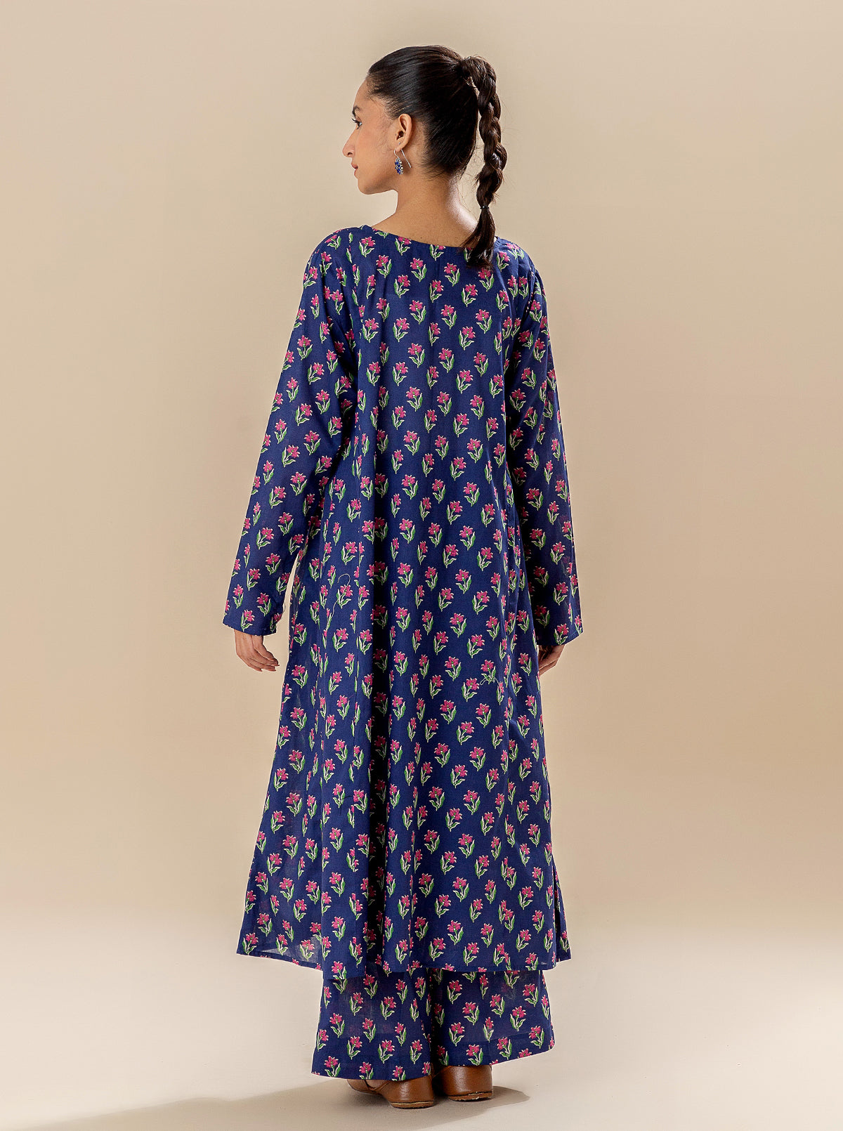 2 PIECE PRINTED LAWN SUIT-SYMPHONY BLUE (UNSTITCHED) BT-MORBAGH SU_24   