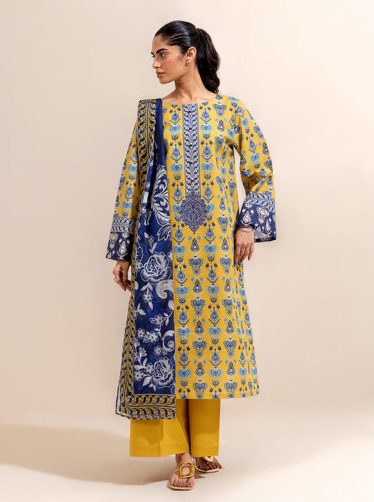 3 PIECE PRINTED LAWN-?ZNIK SENSE BT-MORBAGH SU_24   