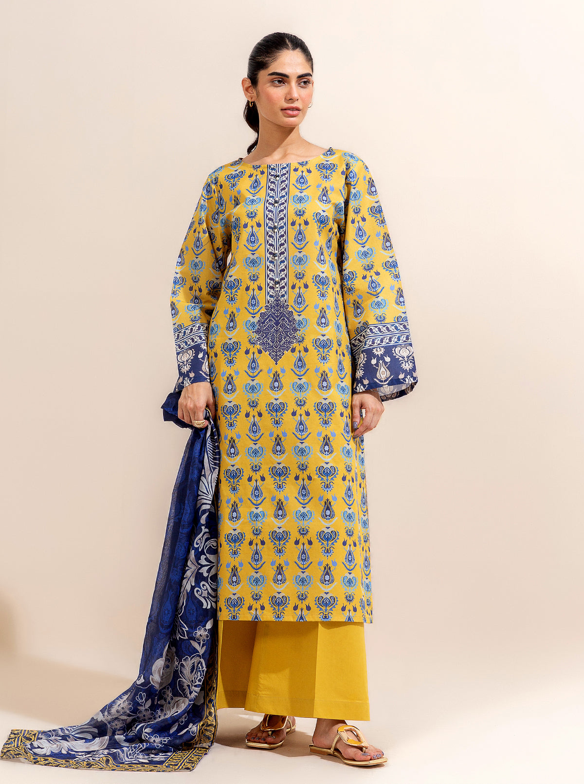 3 PIECE PRINTED LAWN-?ZNIK SENSE BT-MORBAGH SU_24   