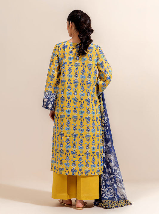 3 PIECE PRINTED LAWN-?ZNIK SENSE BT-MORBAGH SU_24   