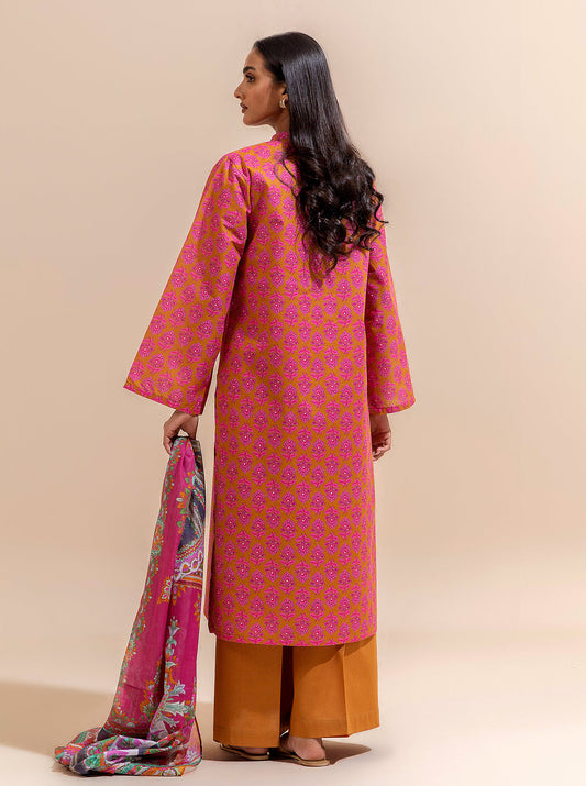 3 PIECE PRINTED LAWN SUIT-TRIBAL VIVID BT-MORBAGH SU_24   