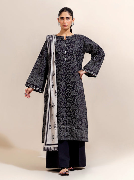 3 PIECE PRINTED LAWN-MYSTERY STITCH BT-MORBAGH SU_24   