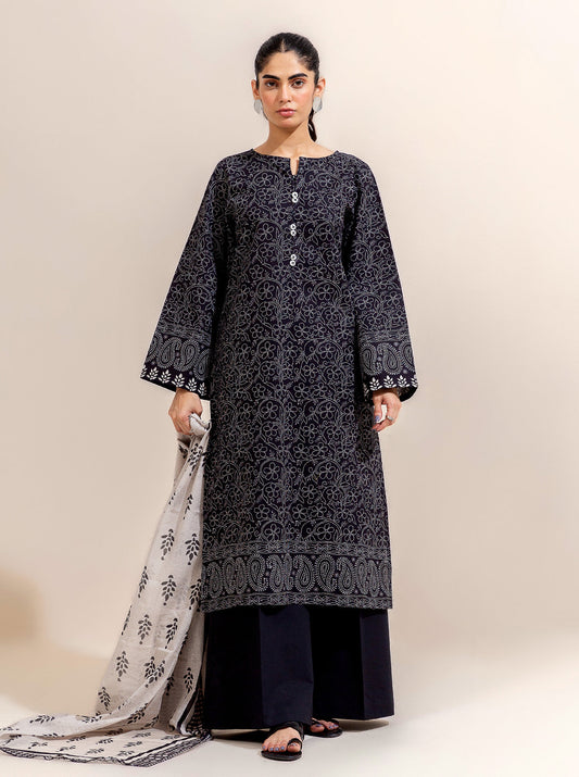 3 PIECE PRINTED LAWN-MYSTERY STITCH BT-MORBAGH SU_24   