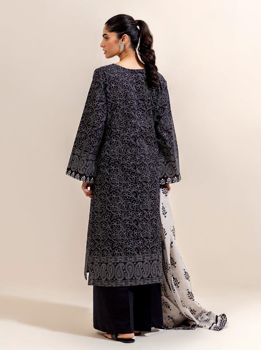 3 PIECE PRINTED LAWN-MYSTERY STITCH BT-MORBAGH SU_24   