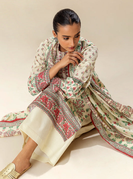 3 PIECE EMBROIDERED SUIT-MELLOW TRADITIONS BT-MORBAGH SU_24   