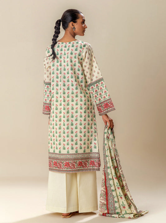 3 PIECE EMBROIDERED SUIT-MELLOW TRADITIONS BT-MORBAGH SU_24   