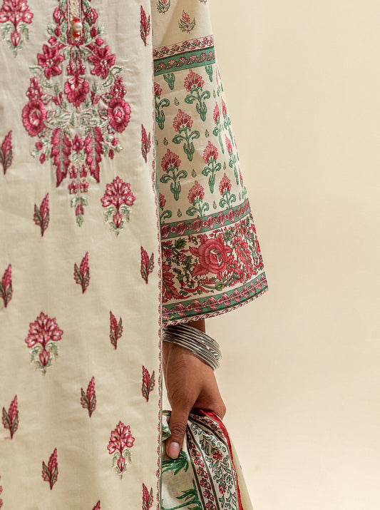 3 PIECE EMBROIDERED SUIT-MELLOW TRADITIONS BT-MORBAGH SU_24   