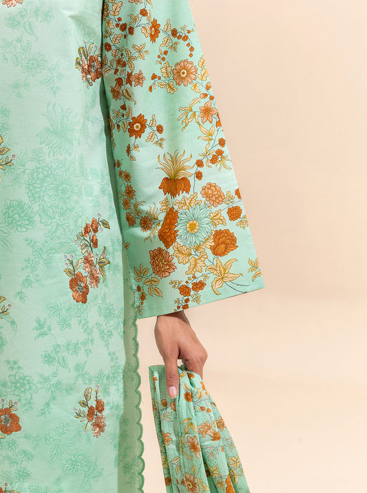 3 PIECE EMBROIDERED LAWN SUIT-SEA SHORE BT-MORBAGH SU_24   