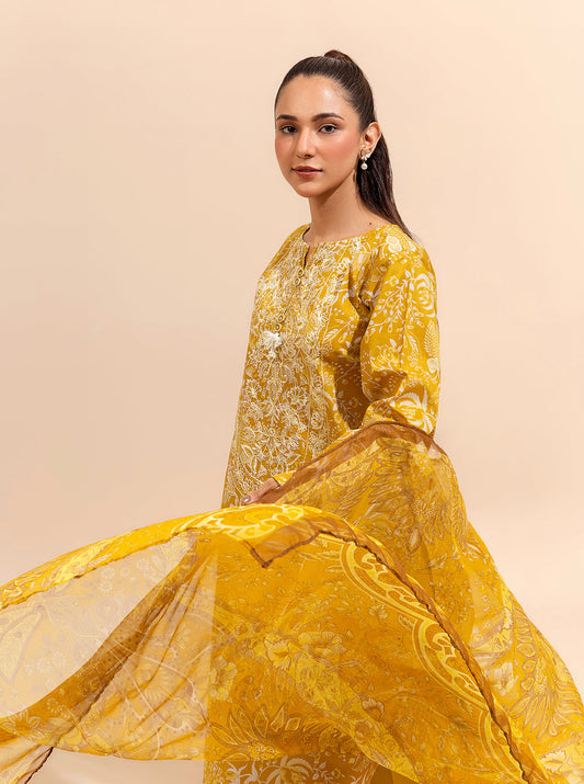 3 PIECE EMBROIDERED LAWN SUIT-SUNRISE CITY BT-MORBAGH SU_24   