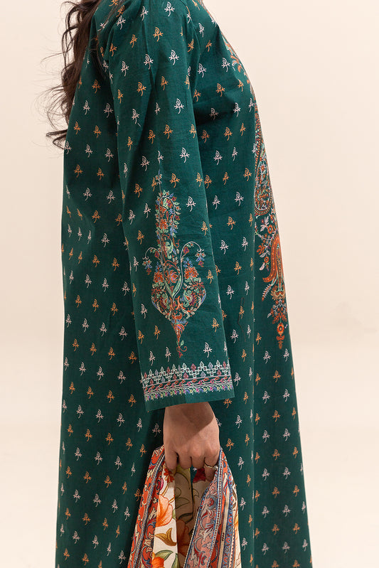 3 PIECE PRINTED LAWN SUIT-PAISLEY POISON (UNSTITCHED)