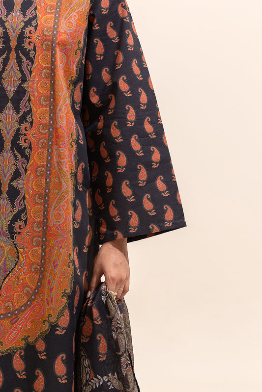 2 PIECE PRINTED LAWN SUIT-MYSTIQUE SUNSET (UNSTITCHED)
