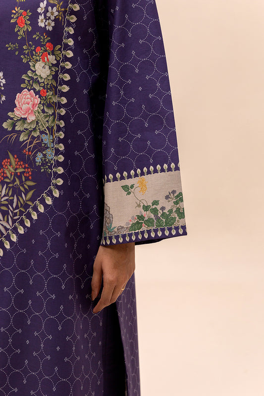 2 PIECE PRINTED LAWN SUIT-CLIFF BREEZE (UNSTITCHED)