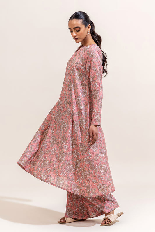 2 PIECE PRINTED LAWN SUIT-PETAL BLUSH (UNSTITCHED)