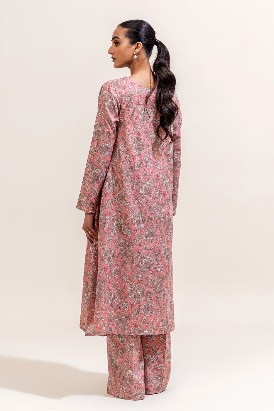 2 PIECE PRINTED LAWN SUIT-PETAL BLUSH (UNSTITCHED)