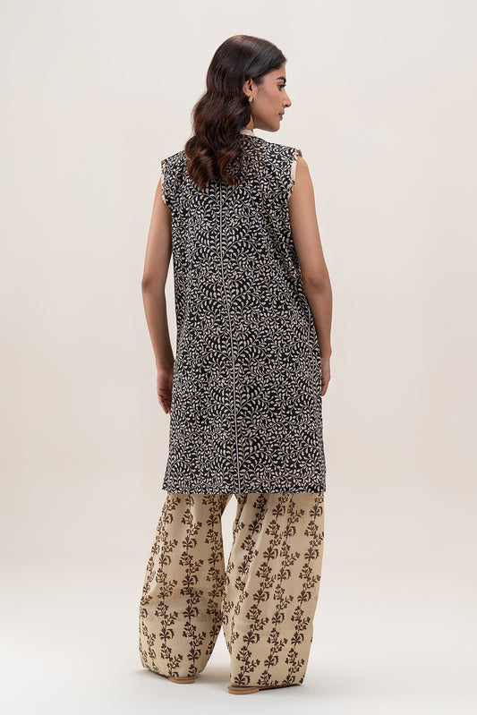 2 PIECE PRINTED LAWN SUIT-SABLE ZEST (UNSTITCHED)