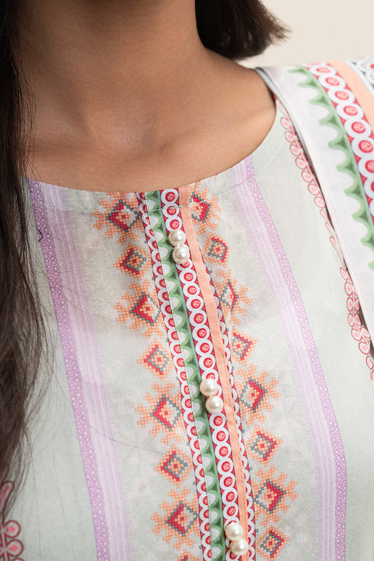 3 PIECE PRINTED LAWN SUIT-DREAM FLINT (UNSTITCHED)