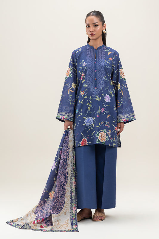 3 PIECE PRINTED LAWN SUIT-IMPERIAL AURA (UNSTITCHED)