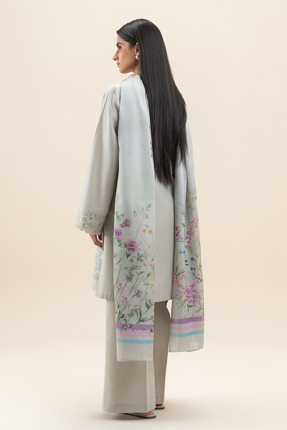 3 PIECE EMBROIDERED LAWN SUIT-STONE GRACE (UNSTITCHED)