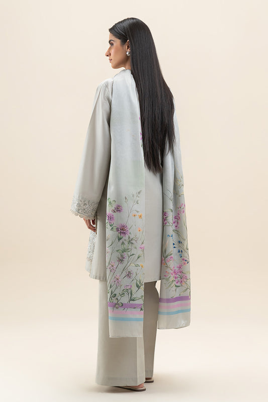 3 PIECE EMBROIDERED LAWN SUIT-STONE GRACE (UNSTITCHED)