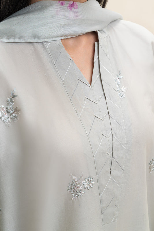 3 PIECE EMBROIDERED LAWN SUIT-STONE GRACE (UNSTITCHED)