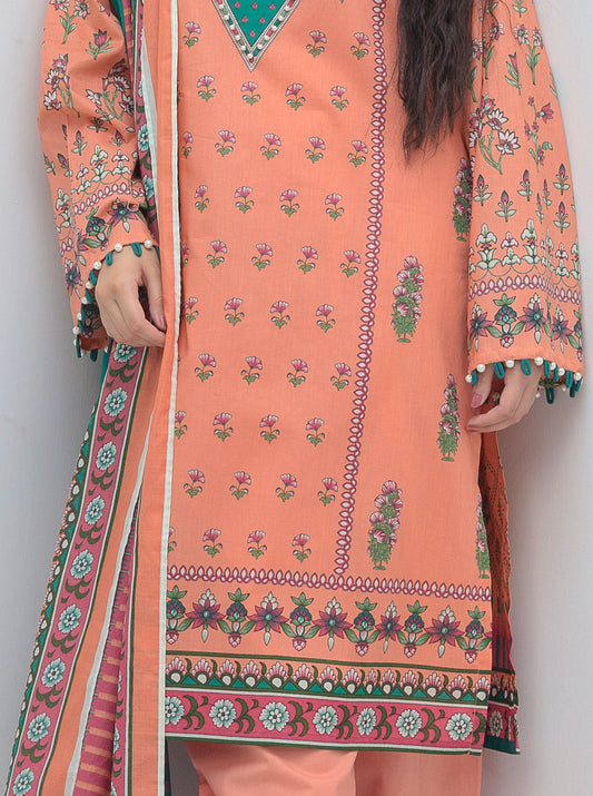 Perfect Peachy-Printed-3P MORBAGH SU_21   