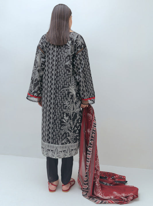 Botanical Black-Printed-3P MORBAGH SU_21   