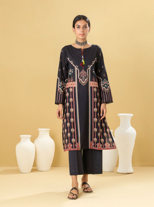 1 PIECE - PRINTED LAWN SHIRT - ETHEREAL BEAUTY MORBAGH SU_22   