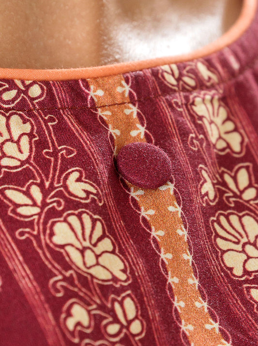 1 PIECE - PRINTED LAWN SHIRT - ETHNIC OBSESSION MORBAGH SU_22   