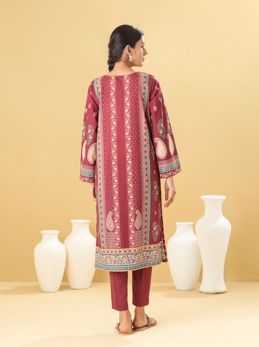 1 PIECE - PRINTED LAWN SHIRT - ETHNIC OBSESSION MORBAGH SU_22   