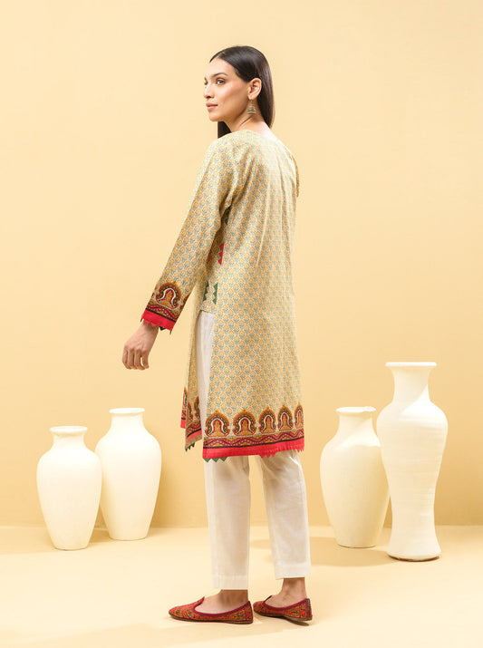 2 PIECE - PRINTED LAWN SUIT - DUSKY BREEZE MORBAGH SU_22   