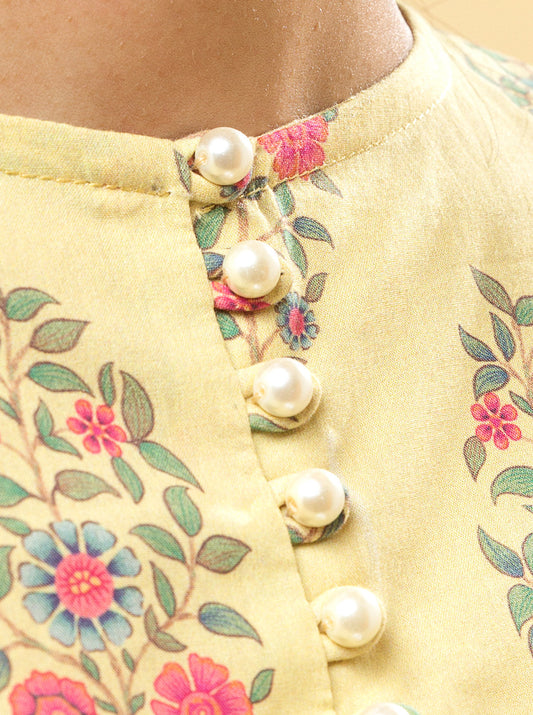 2 PIECE - PRINTED LAWN SUIT - BLOOMING OBSESSION MORBAGH SU_22   