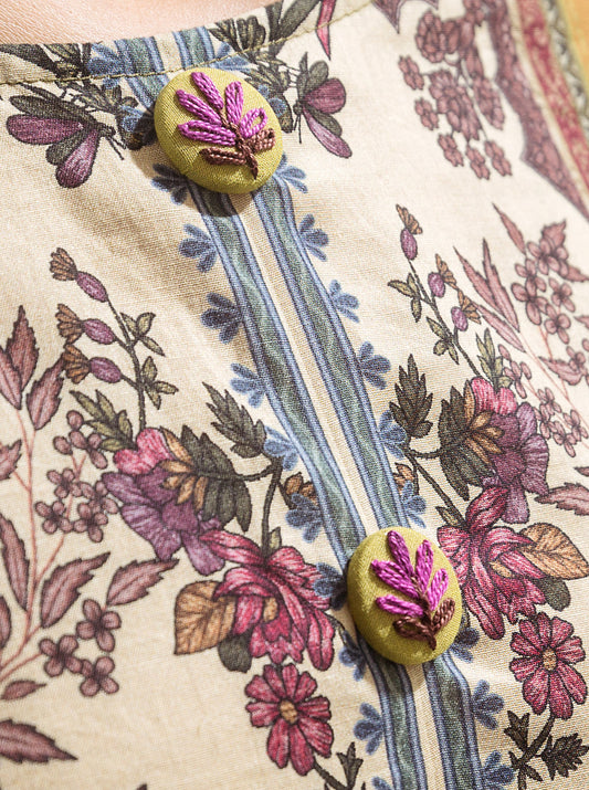 1 PIECE - PRINTED LAWN SHIRT - REGAL SYMMETRY MORBAGH SU_23   