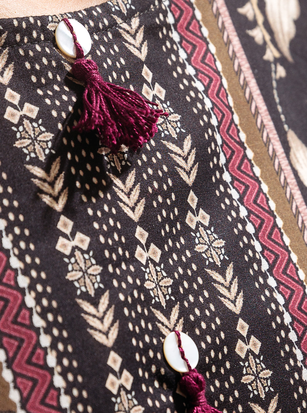 1 PIECE - PRINTED LAWN SHIRT - ROCOCO DREAM MORBAGH SU_23   