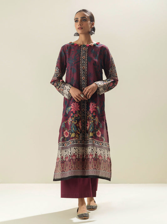 1 PIECE - PRINTED LAWN SHIRT - GLORIOUS CHINTZ MORBAGH SU_23   