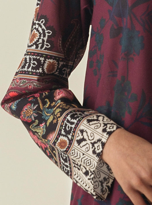 1 PIECE - PRINTED LAWN SHIRT - GLORIOUS CHINTZ MORBAGH SU_23   