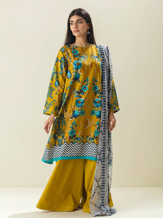 2 PIECE - PRINTED LAWN SUIT - PORCELAIN DREAMS MORBAGH SU_23   