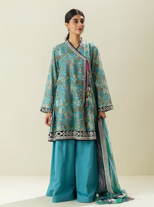 2 PIECE - PRINTED LAWN SUIT - MOONLIGHT VIEWS MORBAGH SU_23   