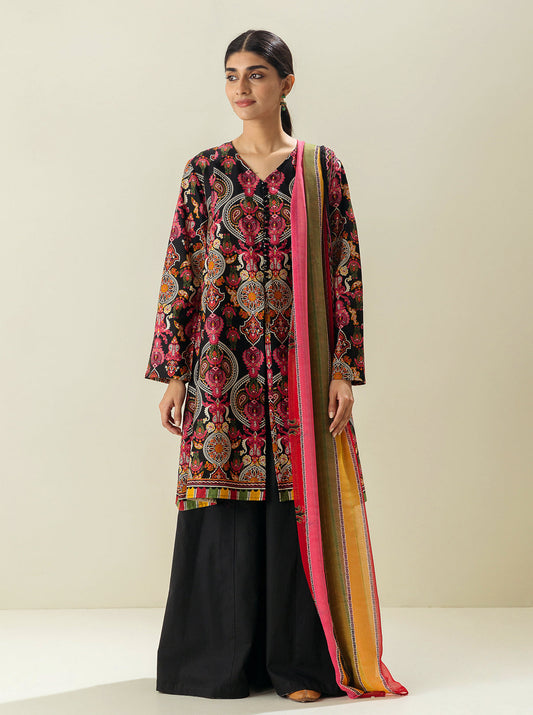 2 PIECE - PRINTED LAWN SUIT - EXOTIC ODYSSEY MORBAGH SU_23   