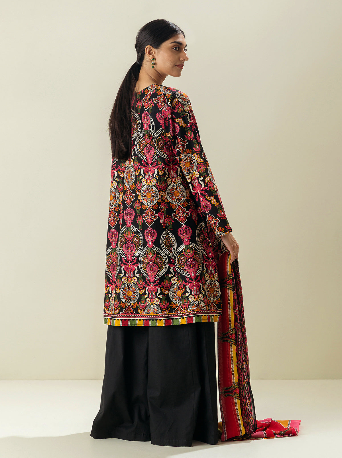 2 PIECE - PRINTED LAWN SUIT - EXOTIC ODYSSEY MORBAGH SU_23   