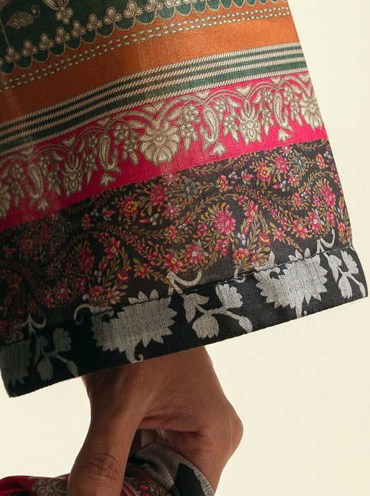 2 PIECE - PRINTED LAWN SUIT - EXOTIC ODYSSEY MORBAGH SU_23   