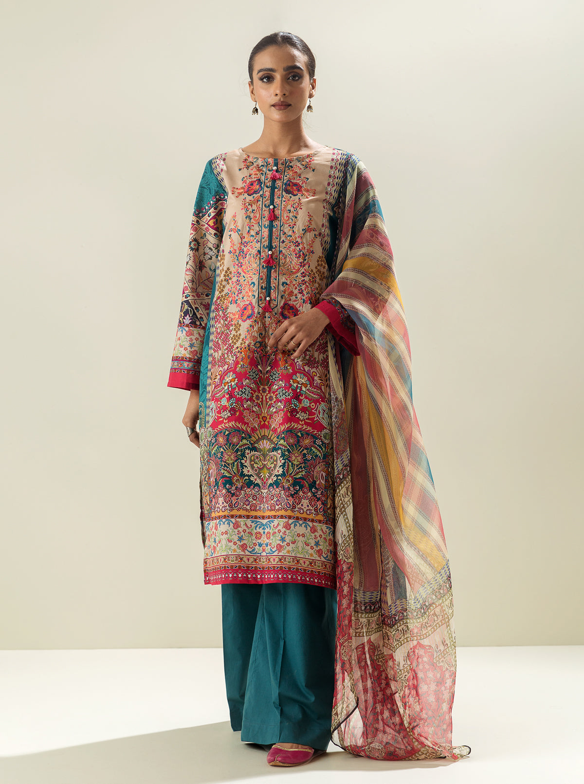 3 PIECE - EMBROIDERED LAWN SUIT - IMPERIAL REVEAL MORBAGH SU_23   